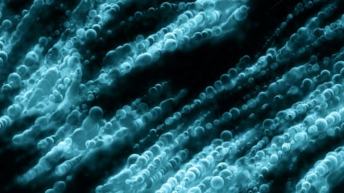 Rotating Cyan Bacteria