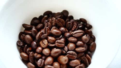 Set of Fresh Roasted Coffee Beans