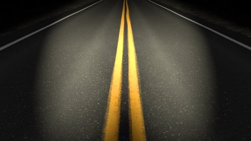 Ausgezeichneter Nachtstraßen
