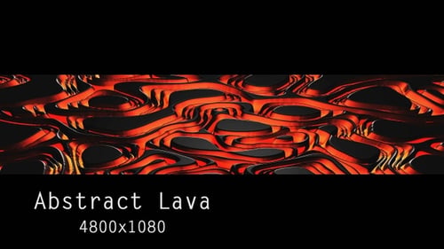 Abstract Molten Lava Flow Background Animation