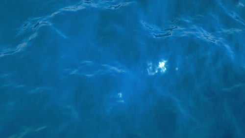 Ocean: blue water ripples and waves with slow motion