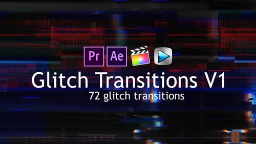 Dynamic Digital Glitch Transition Pack