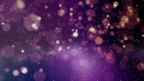 Elegant Abstract Bokeh Sparkling Particles Background Loop