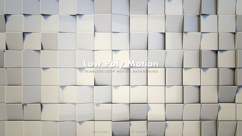 Low Poly Motion White 2