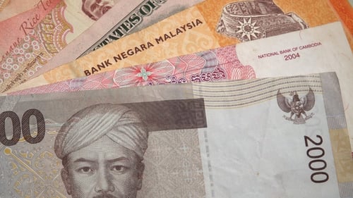 Variety of Banknotes from Different Countries