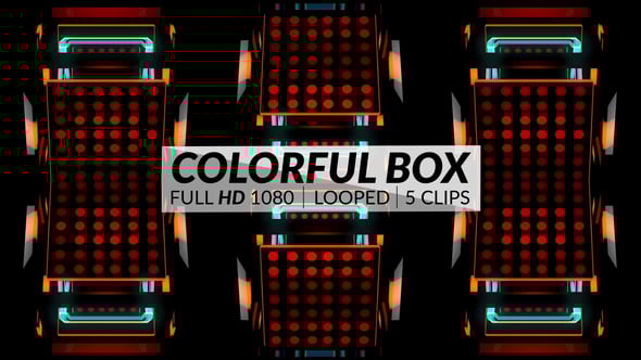 Colorful Box, Backgrounds Motion Graphics ft. 3d & box - Envato