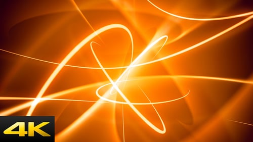 Abstract Glowing Light Lines Dynamic Background Loop
