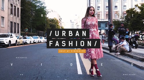 Urban Fashion Week / Event Promo / Dynamic Opener / Clothes Collection / Beauty Models