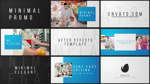 Clean Minimalist Business Promo Slideshow