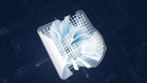 Blueprint 3D Construction Logo