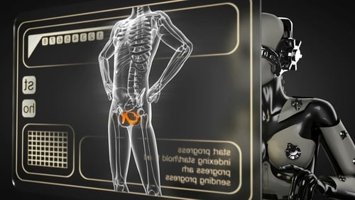 Exploración radiográfica de huesos humanos