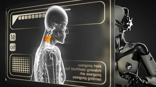 Exploración radiográfica de huesos humanos