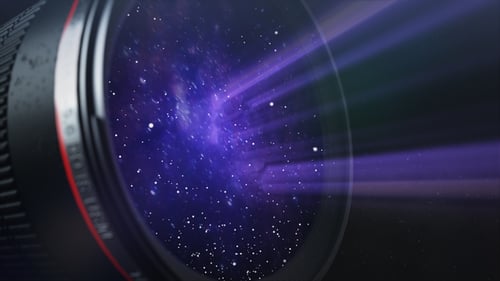 Camera Lens Logo Reveal