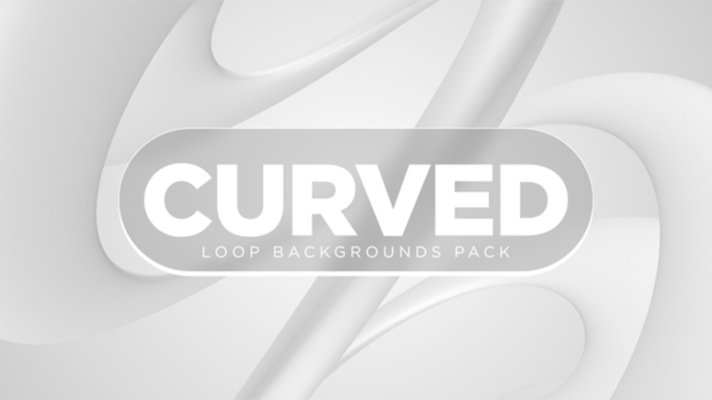Curved Loop Backgrounds, Backgrounds Motion Graphics ft. bright & clean ...