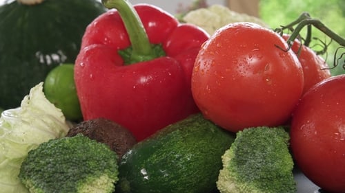 Fresh Vegetables Assortment: Colorful Food Still Life