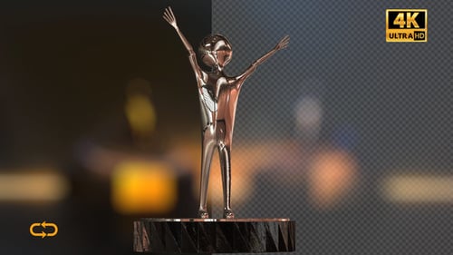 Award Statue - Silver