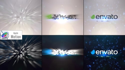 Dynamic Light Burst Logo Reveal Intro