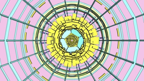 Tunnel de dessin animé capable de boucle