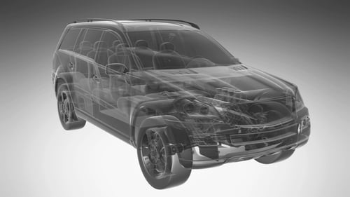 Transparent Car Rotate