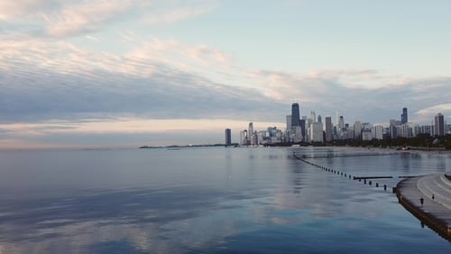 Blick auf die Innenstadt von Chicago