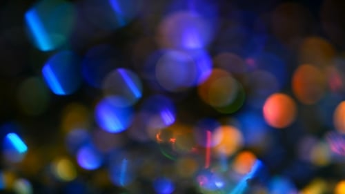 Blurred Bokeh Lights Abstract Background