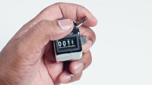 Hand Operating Chrome Tally Counter