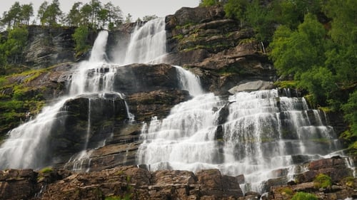 The Majestic Nature of Norway - the Waterfall of Twindefossen