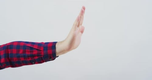 Arm Stops Motion in Studio Setting