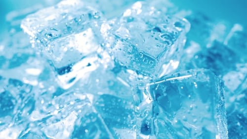 Cubos de hielo, fondo abstracto