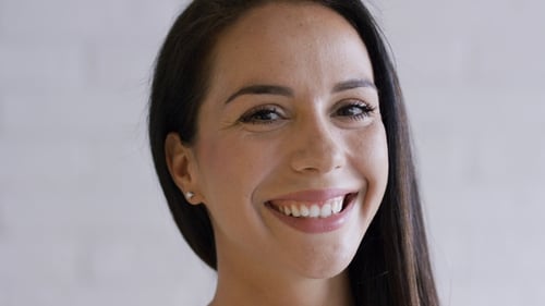 Beautiful Woman Smiling Directly into the Camera