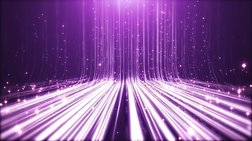 Abstract Purple Light Stream Background Animation