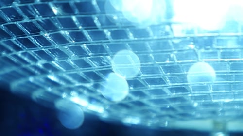 Mirror Blue Disco Ball