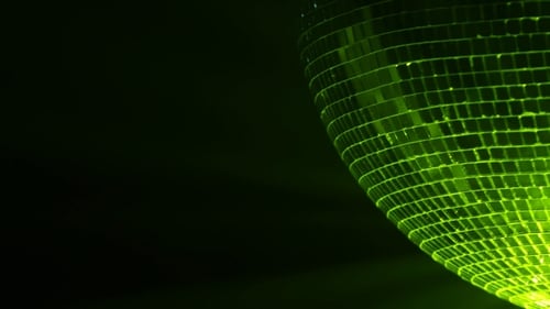 Mirror Disco Ball Rotates
