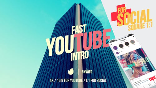 Dynamic Glitch Text YouTube Intro