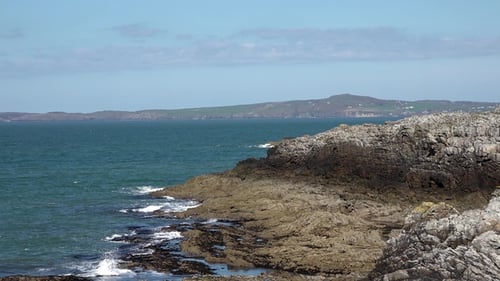 Rocky Coastal Landscape Taken in Holyhead