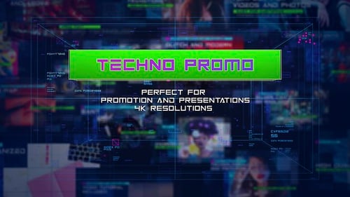 Techno Promo/ Center Digital Slides/ Speed Car Promotion/ Auto Sport Action Slideshow/ Logo Intro I