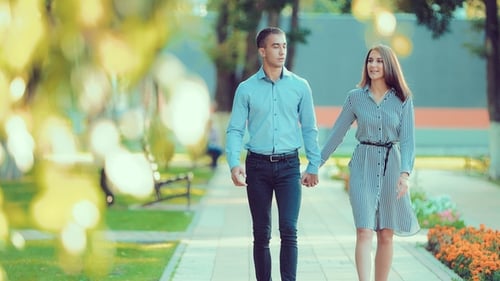 Сouple Walking in the Park