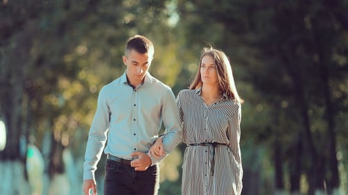 Сouple Walking in the Park