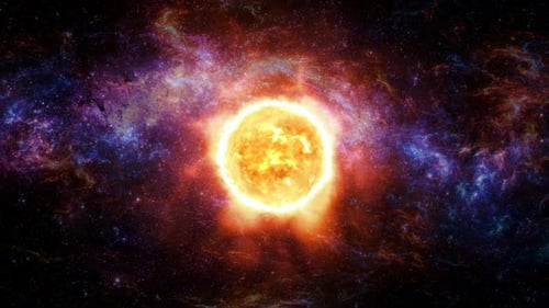 Sonne und Galaxie