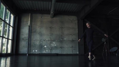 Ballet Dancer Dancing in the Studio