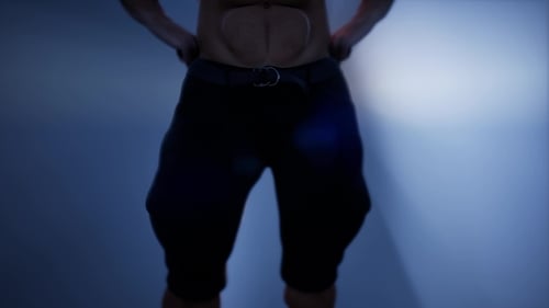 Bodybuilder très fort