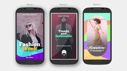 Dynamic Instagram Story Templates for Modern Fashion and Lifestyle Content