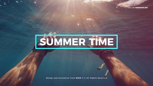 Dynamic Summer Travel Video Slideshow