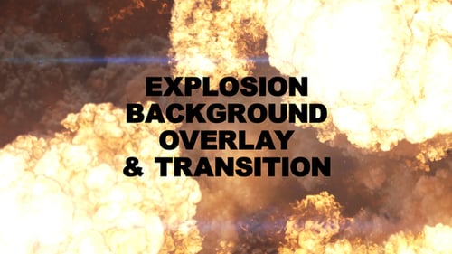 Dynamic Realistic Fire Explosion with Alpha Channel Effect