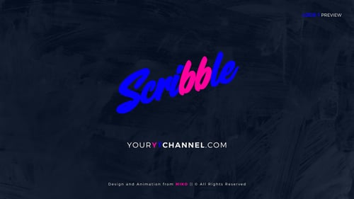 Youtube intro - Scribble Logo Openers
