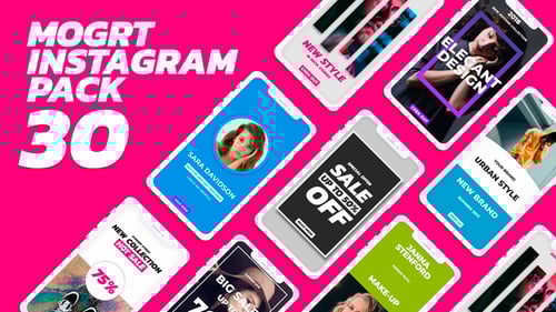 30 Trendy Instagram Stories I Mogrt