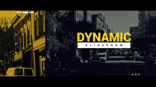 Dynamic Urban Slideshow with Modern Typography and Geometric Transitions