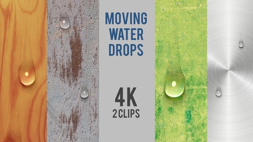 Realistic Transparent Water Drop Overlays