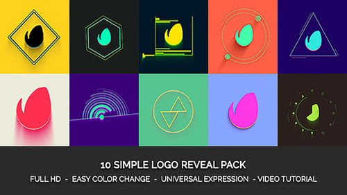 Dynamic Geometric Logo Reveals Pack