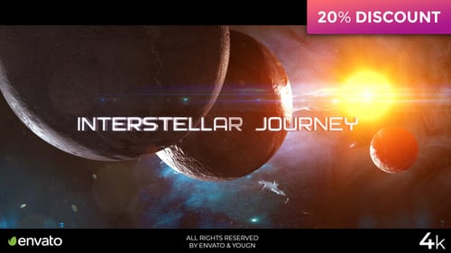 Cinematic 3D Space Titles: Interstellar Journey Opener